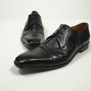 Mercanti Fiorentini Italy Black Leather Mens Sz 13